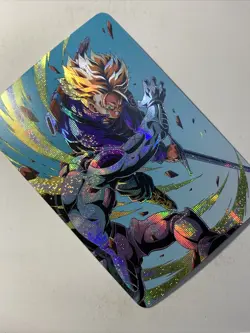 Trunks Vs Frieza Battle Dragon Ball Z ACG DBZ Goddess Anime Card Holo Foil Art - Image 4