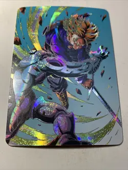Trunks Vs Frieza Battle Dragon Ball Z ACG DBZ Goddess Anime Card Holo Foil Art - Image 5