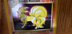 Brock's Ninetales 1st Edition Gym Challenge 2000 (US/Canada) - Rare Pokemon Card - Image 5