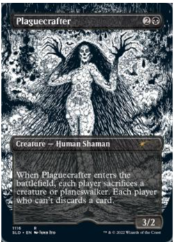 Plaguecrafter (Borderless) (Foil Etched) Secret Lair Drop Foil MTG - Image 1