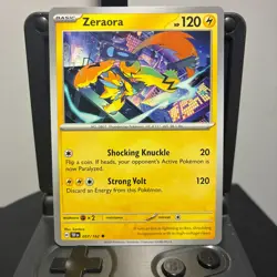 Zeraora - 057/162 - Pokemon Temporal Forces 2024 - Uncommon Card NM - Image 1