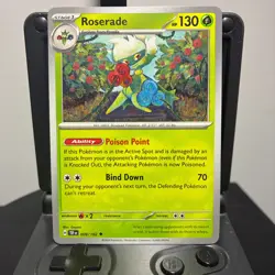 Roserade - 009/162 - Pokemon Temporal Forces 2024 - Uncommon Card NM - Image 1