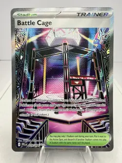 Pokemon TCG Phantasmal Flames 116/94 Battle Cage Full Art Trainer SIR - Image 1