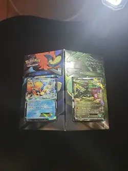 Pokemon TCG Battle Arena Decks Keldeo EX and Ray Quarantine EX Holo - Image 1