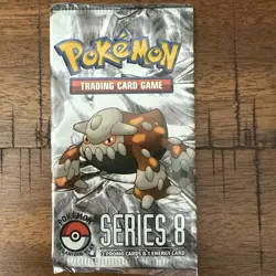 Pokemon Pop Series 8 Pack Booster Pack Factory Sealed New TCG Vintage Rare - Image 1