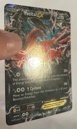 Pokemon Yveltal EX XY08 Ultra Rare Black Star Promo LP - Image 2