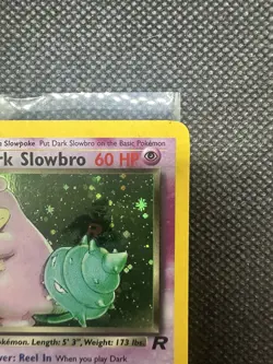 Pokemon TCG Vintage Team Rocket Dark Slowbro Holo Rare 12/82 1st Edition - Image 4