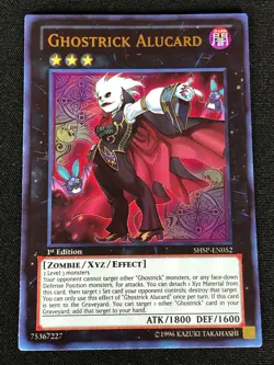 YUGIOH GHOSTRICK ALUCARD SHSP-EN052 1ST ULTRA (NM) - Image 1