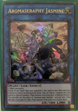 YuGiOh Aromaseraphy Jasmine Ultra Rare 1st Edition DUPO-EN029 - Image 1