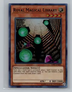 Yu-Gi-Oh! Royal Magical Library Super Rare #OP07-EN004 11208 - Image 1