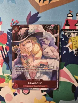 One Piece Card Game Cavendish (Box Topper) OP01-008 Romance Dawn - Image 1