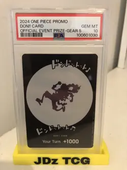 PSA 10 Don!! Card Gear 5 Luffy. One Piece ENGLISH Promo Official Event Prize - Image 4