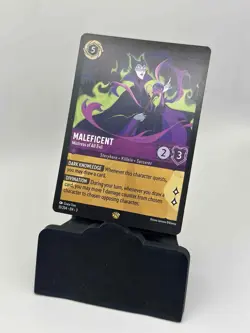 Disney Lorcana Maleficent Mistress of All Evil Legendary Non-Foil Card 51/204 - Image 1