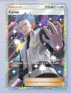 Pokemon Tcg Pocket Trade Card Cyrus 2 ?? Star Trainer Card -eng - Image 1