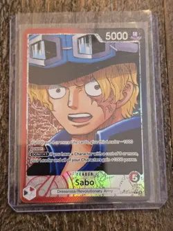 One Piece TCG OP13-004 Sabo Alt Art Leader AA Card Game CCG English - Image 4