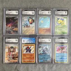 Lot Of 8 Pokemon CGC Graded Cards Gem Mint 10 Art Rare Japanese English - Image 1