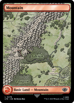 Mountain (278) [The Lord of the Rings: Tales of Middle-Earth] Magic MTG - Image 1