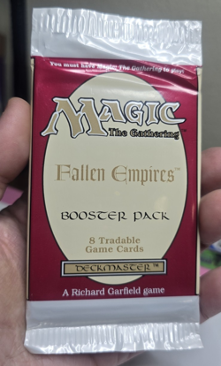 Fallen Empires Booster Pack Vintage 1994 Factory Sealed Magic the Gathering MTG 742818065054 - Image 1