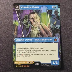 Norman Osborn (Borderless) Foil - M - Marvel's Spider-Man #220 - NM - Image 1