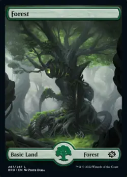 Forest (287) [The Brothers' War] Magic MTG - Image 1