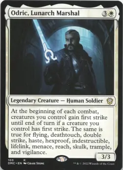 Odric, Lunarch Marshal R Commander: Dominaria United 103 LP - Image 1