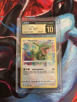 Pokemon Rayquaza 138/185 Amazing Rare - Vivid Voltage - Pristine 10 CGC PSA BGS - Image 1