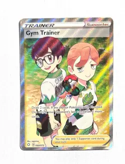 Gym Trainer ~ Pokemon Shining Fates ~ Full Art Holo 068/072 Ultra Rare - Image 1