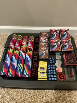 Mega Charizard x EX Playmat And All Accessories X4, 1 Moltres ex Playmat Pokemon - Image 1