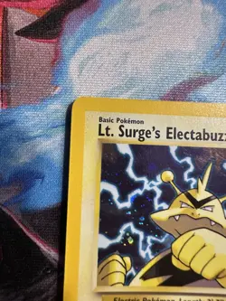 LT. SURGE'S ELECTABUZZ 2000 POKEMON GYM HEROES HOLO RARE 6/132 Q5686 - Image 2