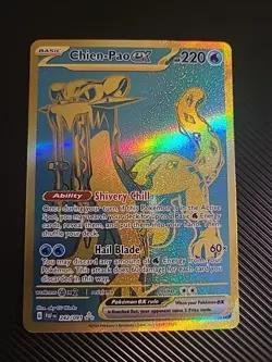 Chien-Pao ex 242/091 SV Paldean Fates Hyper Rare Pokemon TGC - NM - Image 1