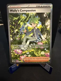 Pokemon - Wally's Compassion 186/132 Me01: Mega Evolution Holo - Image 1