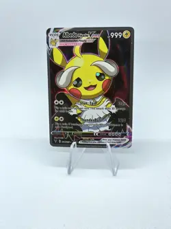 PIKACHU POKEMON ALBEDO PIKA CARTE CARD HOLO FLASH FOIL PRISM MANGA 55/55 - Image 1