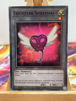 Trickstar-Spielmarke OP10-DE026 Super Rare Deutsch NM YUGIOH - Image 1