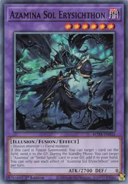 Yugioh ROTA-EN032 - Azamina Sol Erysichthon - Common - Image 1