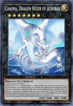 Yugioh ALIN-EN047 - Chasma, Dragon Ruler of Auroras - Secret Rare - Image 1
