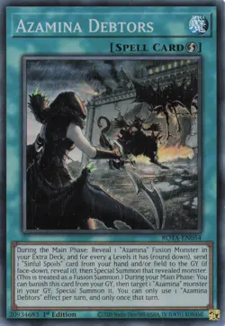 Yugioh ROTA-EN054 - Azamina Debtors - Super Rare - Image 1
