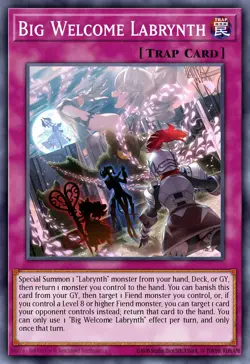 Yugioh RA04-EN104 - Big Welcome Labrynth - Secret Rare - Image 1