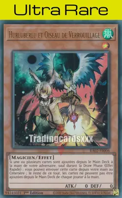 Yu-Gi-Oh! Hurluberlu et Oiseau de Verrouillage - V.1 : UR RA02-FR006 - Image 1