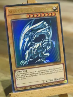 Yu-Gi-Oh! Blauaugiger Weisser Drache - ULTRA RARE ! - CT13 - Oldskool Artwork - Image 1