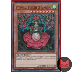 Yugioh Tytannial, Princess of Camellias SESL-EN041 Super Rare 1st Edition NM - Image 1