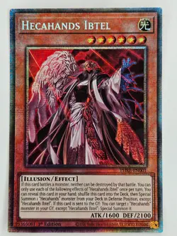 Yu Gi Oh - PHRE-EN001 Hecahands Ibtel - Starlight Rare - Image 1