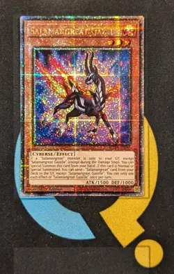 MP24-EN049 Salamangreat Gazelle Quarter Century Secret Rare YuGiOh - Image 1