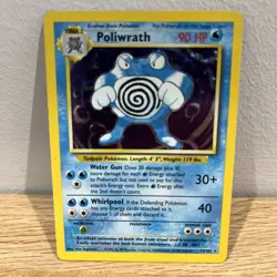 Poliwrath 013/102 Holo Base Set 1999 Pokemon TCG Vintage Rare Holo Card LP - Image 1
