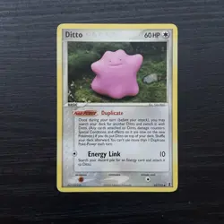 Ditto 35/113 EX Delta Species Pokemon Card Ditto Yuka Morii - Image 2