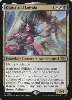Drana and Linvala R March of the Machine 222 - LP MTG - Image 1
