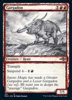 Gargadon (Sketch) [Modern Horizons 2] Magic MTG - Image 1