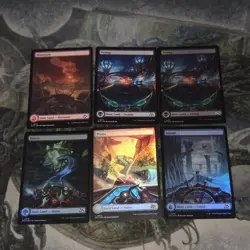 MTG Aetherdrift : Full Art Lands & Foils Lot • 6 - Image 1