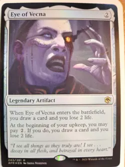 Eye of Vecna NM FOIL Adventures in the Forgotten Realms MTG FREE SHIP - Image 1