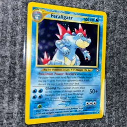 Vintage 2000 Pokemon - Neo Genesis - Feraligatr - 4/111 Holo Rare - Near Mint - Image 3