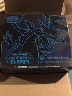 Phantasmal Flames Pokemon Center Exclusive Elite Trainer Box ETB New & Sealed! - Image 1